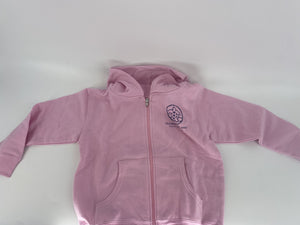 SI Toddler Full Zip Hood - Vibes Turtle Pink