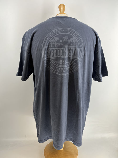 SI Men's Peached Tee - New Blue