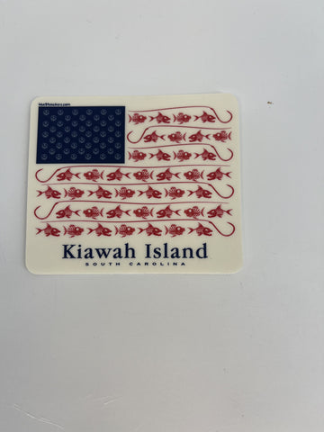 KI Seafarer Bonefish/ US Flag Sticker