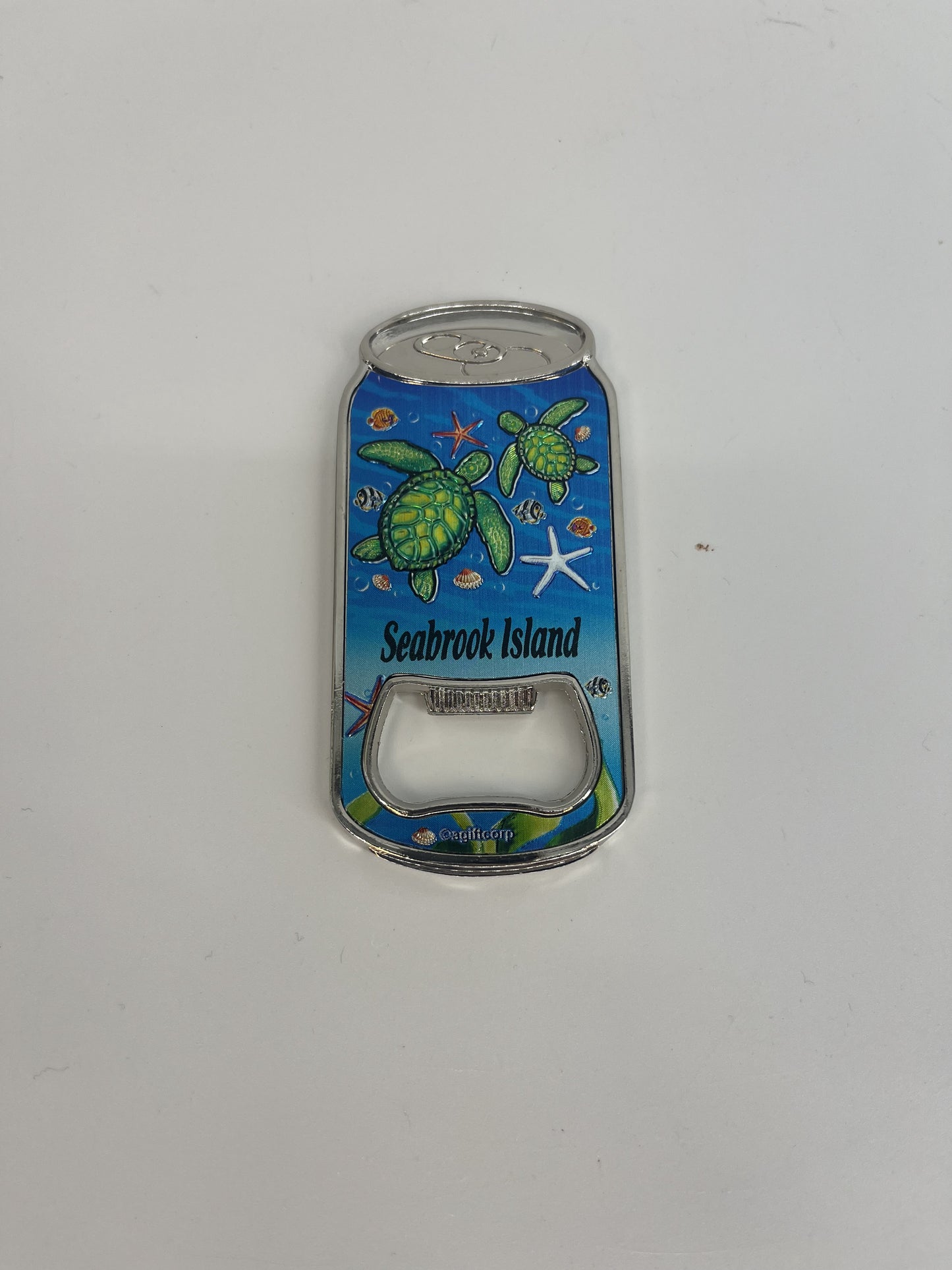 SI Turtle Metal Can BO Magnet