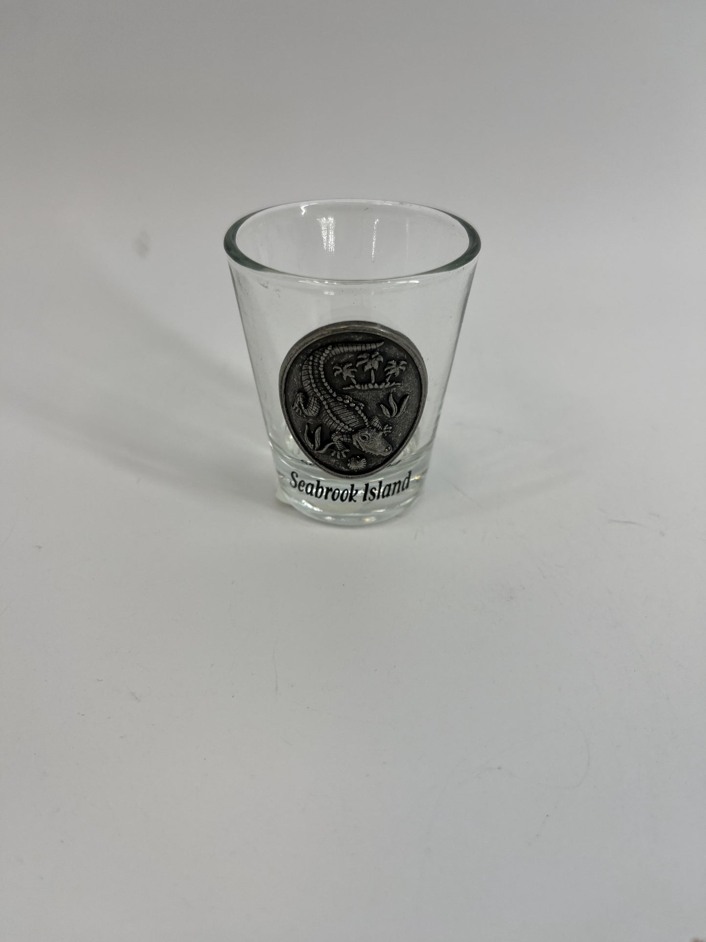SI Gator Pewter Shot Glass