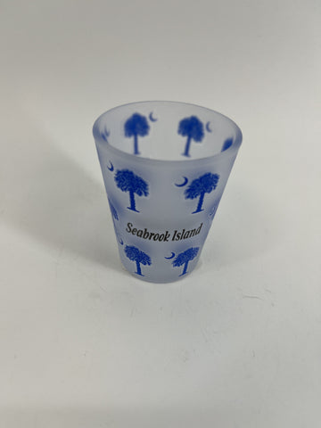 SI Palm/Moon Frost Shot Glass