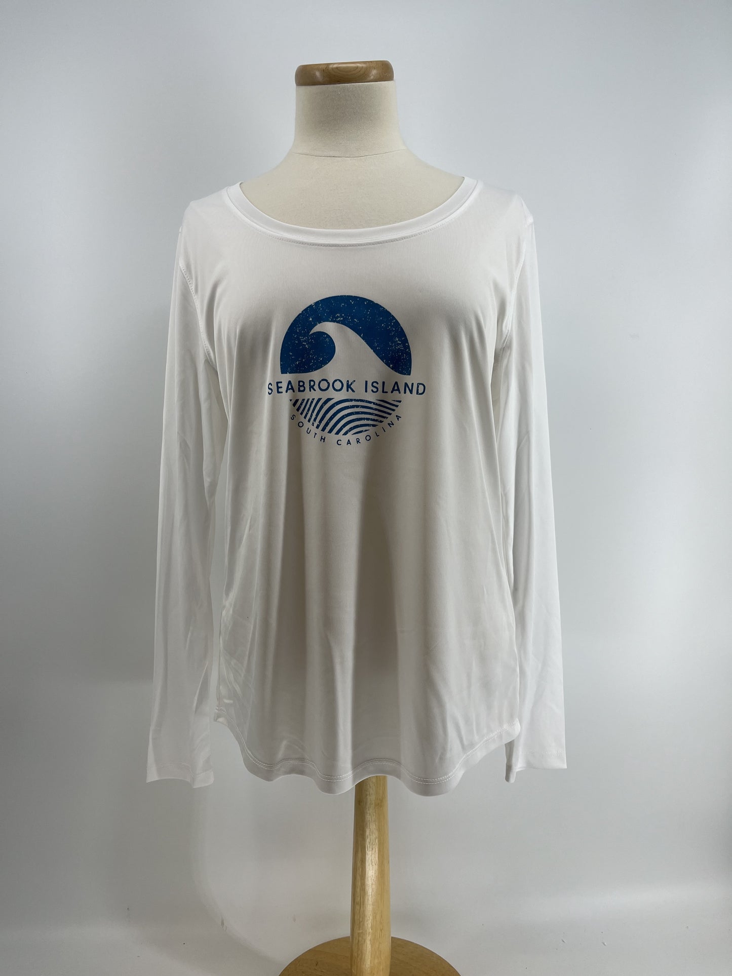 SI Ladies LS Perf Tee - Ripple Wave