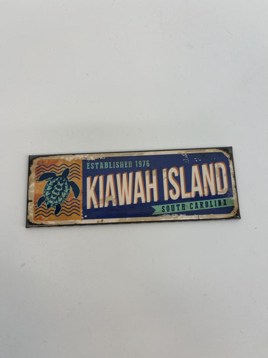 KI Org/Blue Turtle Pano Magnet