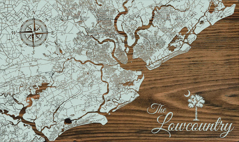 Lowcountry Map - Seaglass