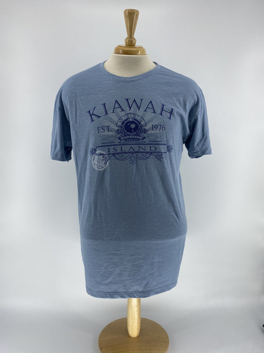KI Men's Slub Tee - Palm/Moon Century