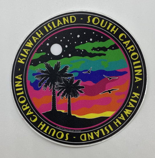 KI Colored Cloud Palms Sticker