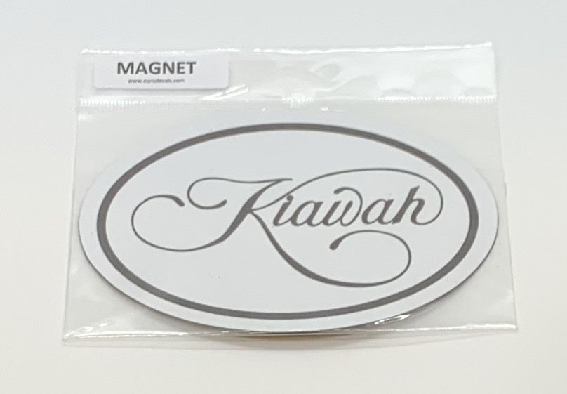 Kiawah Script Car Magnet