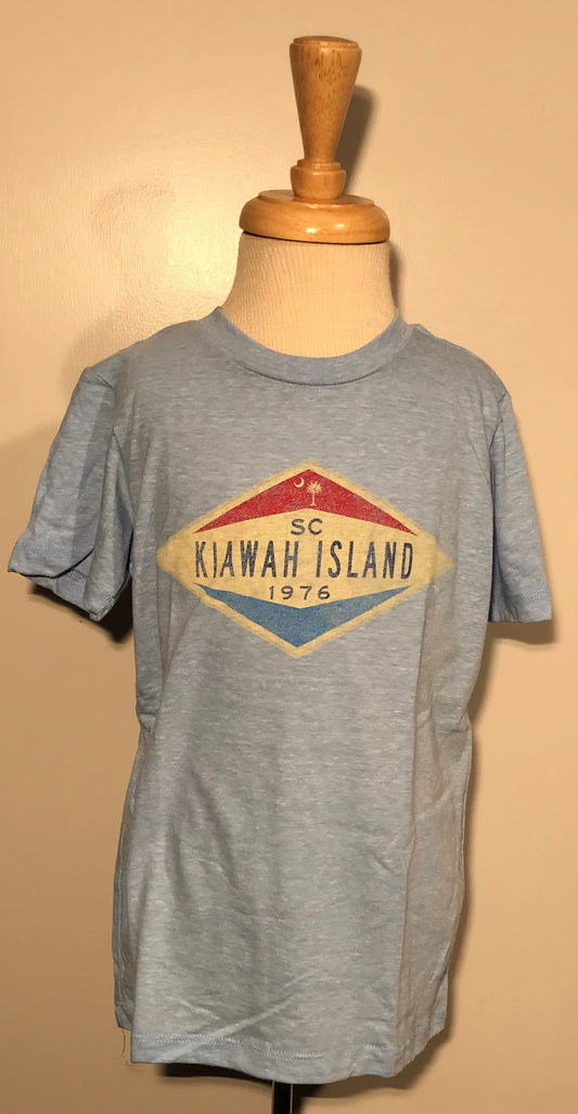 KI Yth Triblend Tee - Slick Valve palm/moon