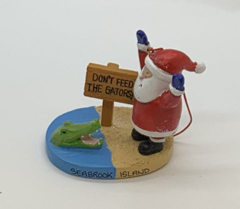 SI Don't Feed the Gators Santa