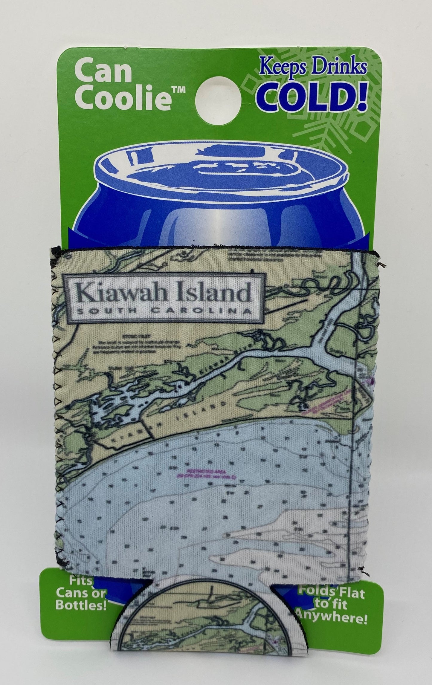 KI Nautical Chart Can Cooler