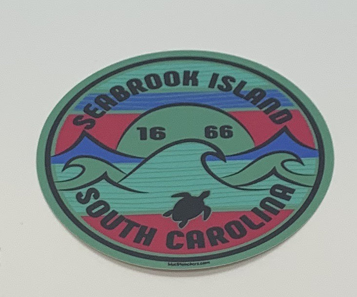 SI Emporium Wave Turtle Decal