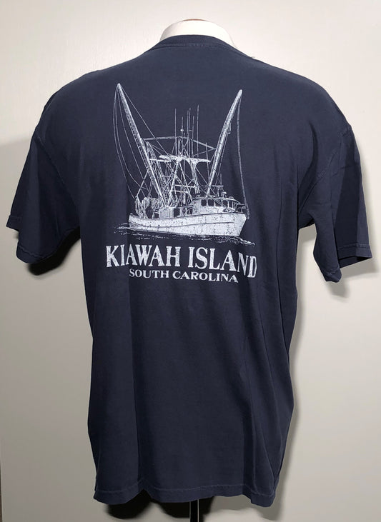 KI Unisex Short Sleeve Tee - Blueprint Shrimpboat