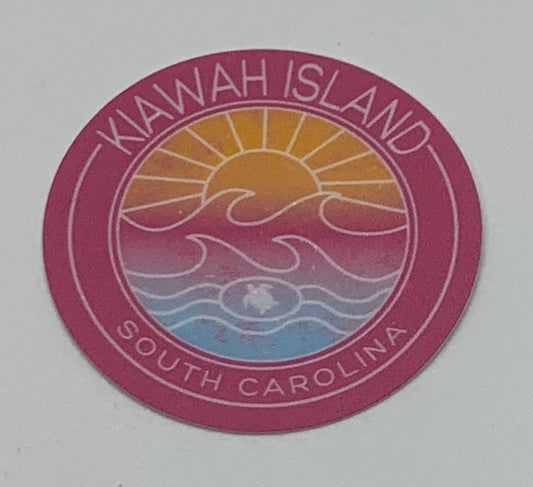 Ki Effective Wave Turtle Mini Decal