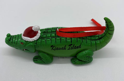 KI Gator w/ Hat Ornament