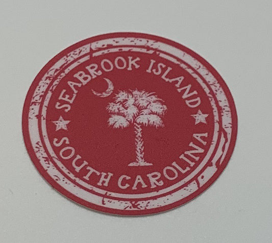 SI Trampoline Palm Moon Mini Decal