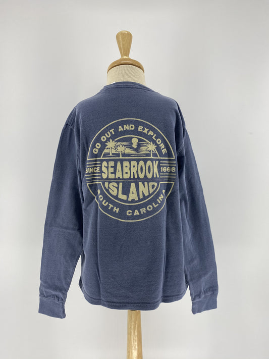 SI Youth Longsleeve Tee -  Nuzzle Beach/Palmetto