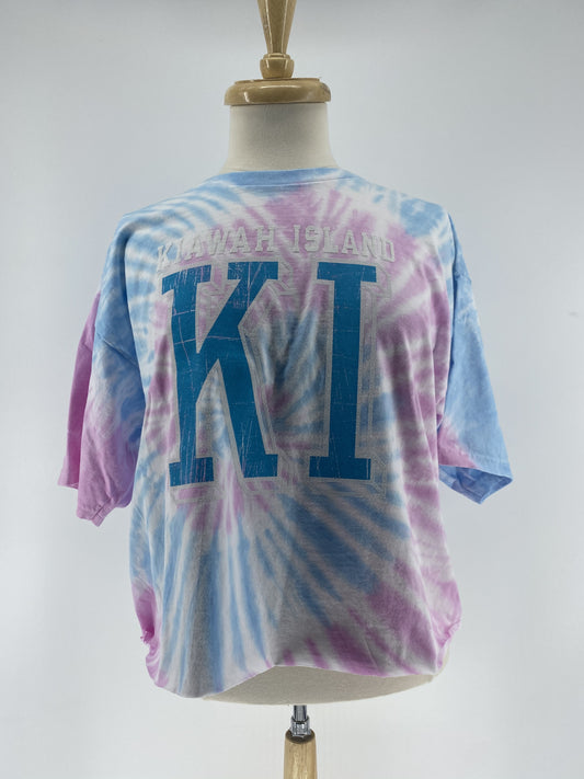 KI Ladies Crop Tie Dye Tee - Kami Font