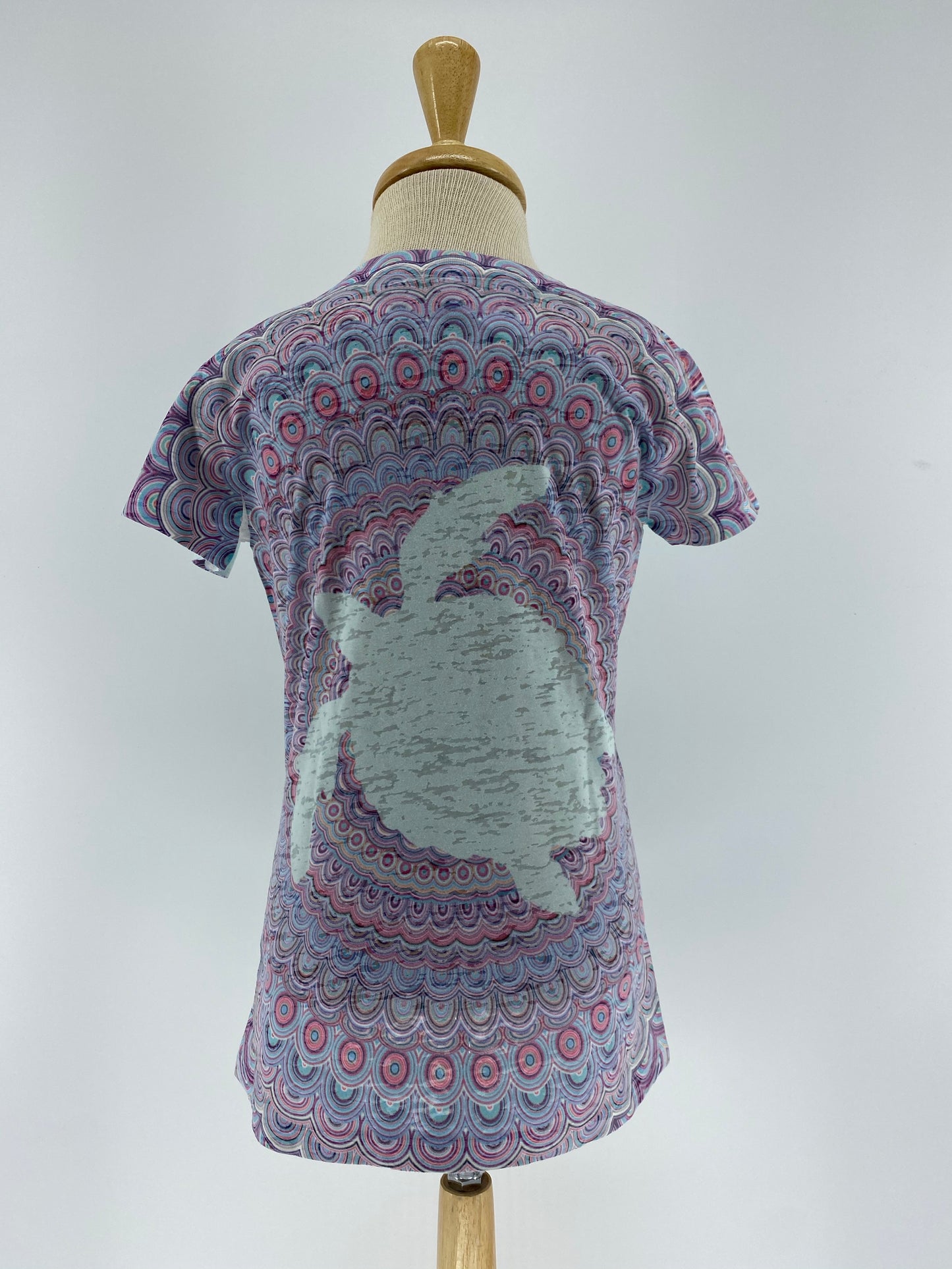 KI Girls Burnout Tee - Sugar Cookie Turtle Wave