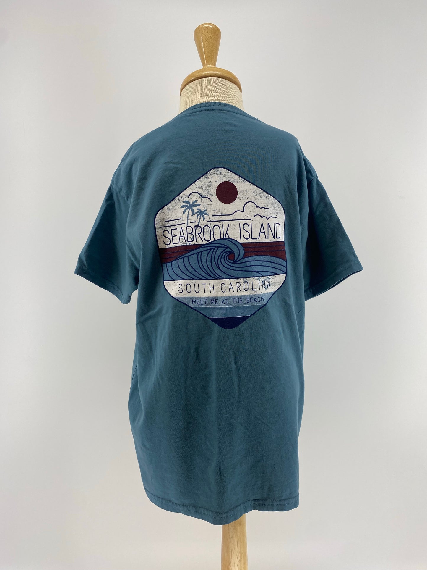 SI Youth Tee - Hex Bex Wave/Palms