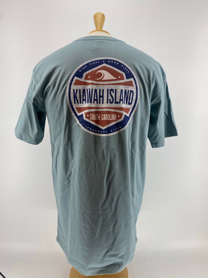 KI Hvywt Tee - Indie Blue Wave