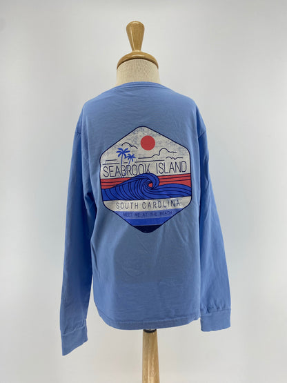 SI Yth LS - Hex Bex Wave