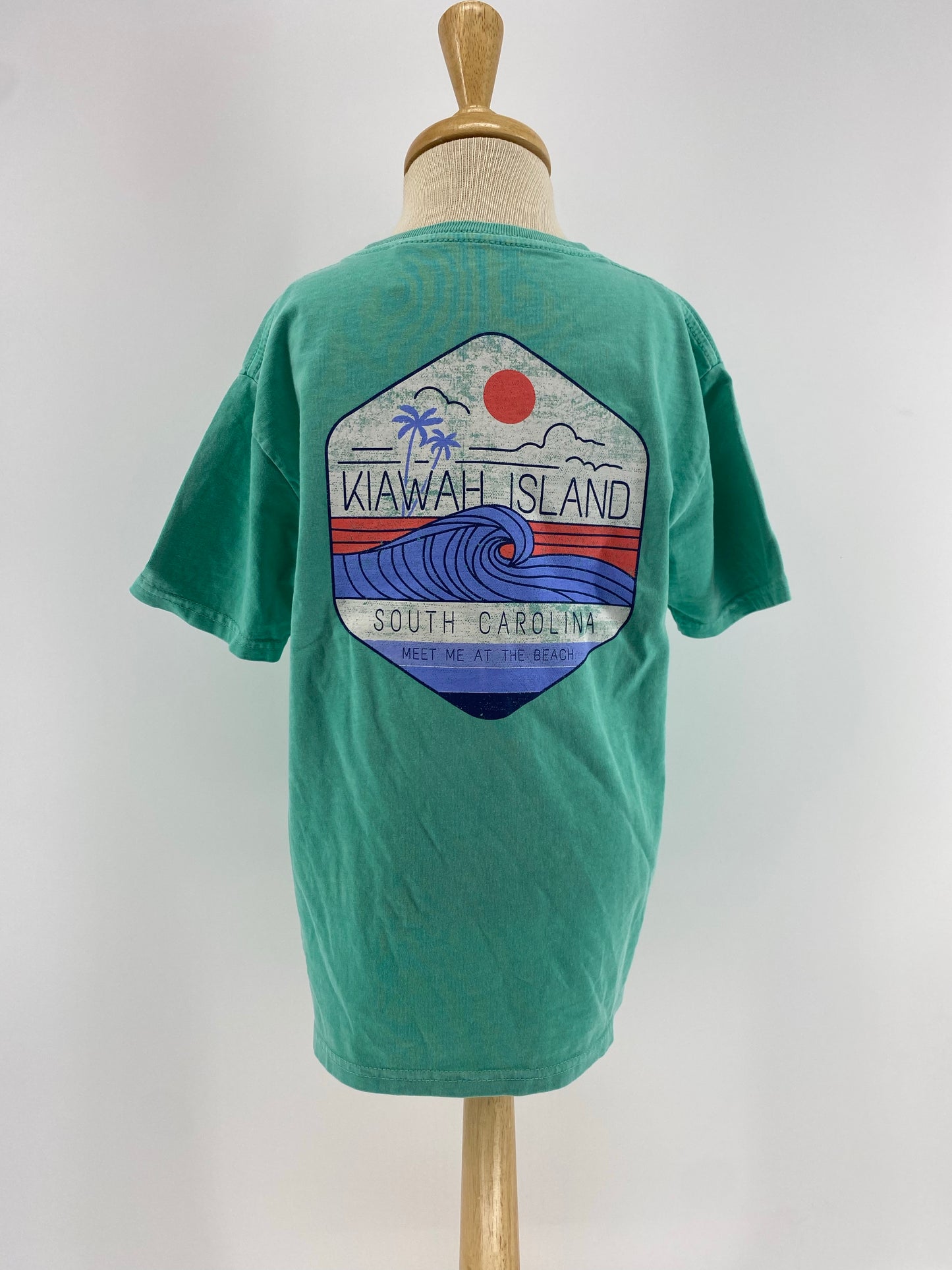 KI Youth Tee - Hex Bex Wave/Palms