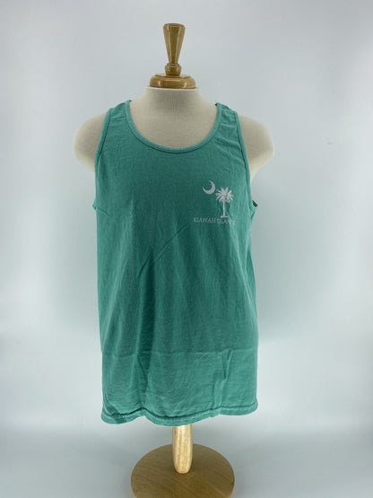 KI Tank Top  - Famed Palm/Moon Seafoam